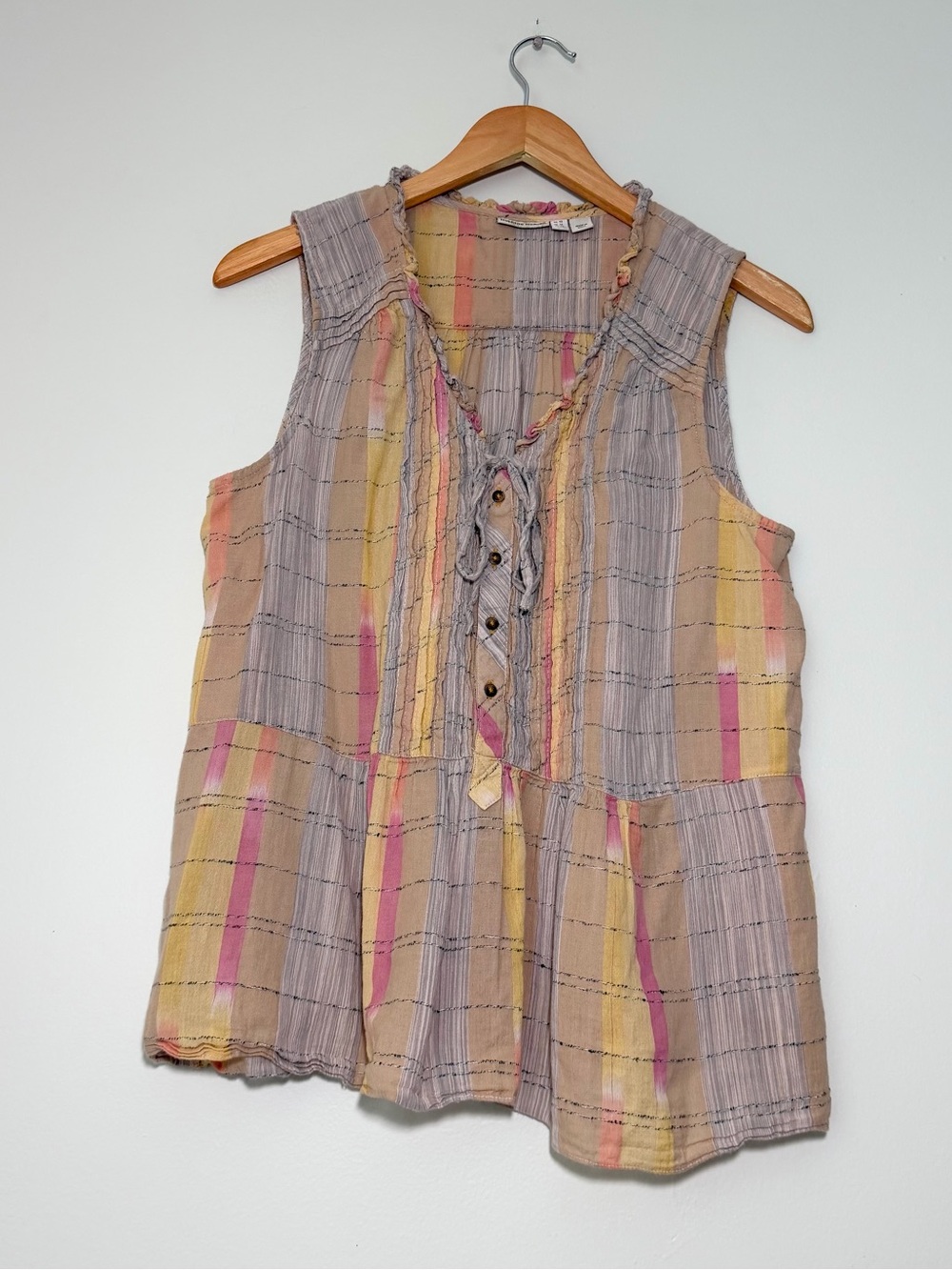 Anthropologie Faye Tank Plaid